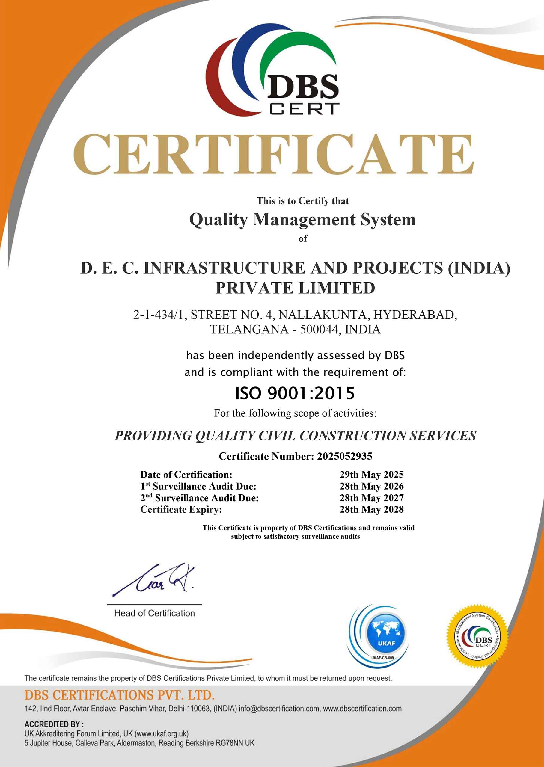dec-infrastructure-and-projects-india-private-limited-iso-9001-2015